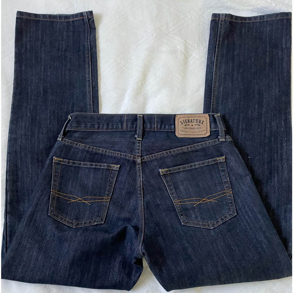 Signature Levi Strauss Straight Fit Pants